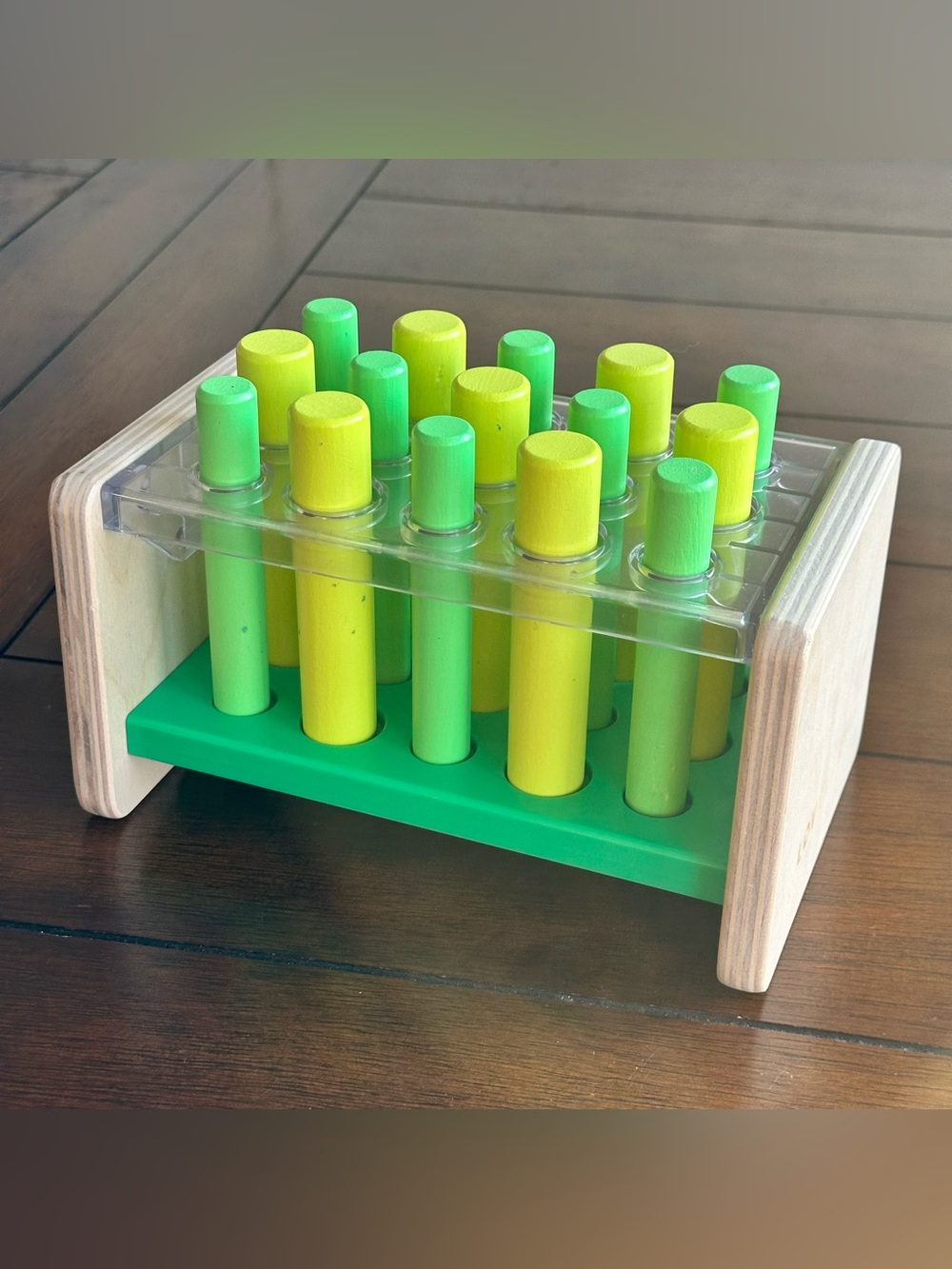 Lovevery Wooden Posting / Peg Stand | 22-24 months